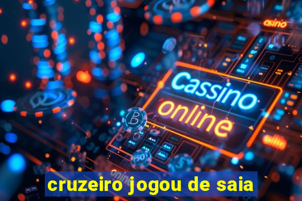 cruzeiro jogou de saia